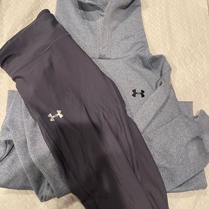 Under amour hoodie and leggings